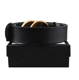 Ceintures de mode pour femmes designers ceinture en cuir noir marron marron classique ceinture décontractée Cinturones de DISE 2,0 cm 2,8 cm 3,4 cm 3,8 cm Boîte blanche