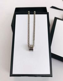 Fashion Classic Necklace Street Brand Unisex Bracelet Designer Rings Circle Luxury hanger kettingen voor man Woman Jewelry8661760