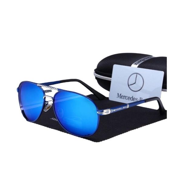 Mode classique nouvelles lunettes de soleil polarisées Mercedes lunettes de soleil de conduite pour hommes 2697231