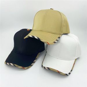 Moda clásica deportes al aire libre Snapback gorras de béisbol sólidas verano 3 colores azul caqui gorra blanca sombrero para hombres mujeres 93913292y