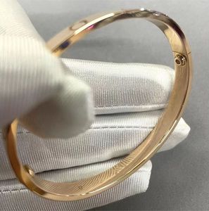 Mode klassieke schroevendraaier armband unisex manchet 316L roestvrij staal vergulde gouden sieraden Valentijnsdag geschenkontwerper VXSS 294069