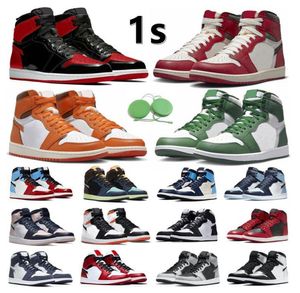 Zapatos deportivos clásicos de moda para hombres, mujeres, color sólido, informales, para hombre, 1 High OG 1s, zapatos de baloncesto jumpman 02