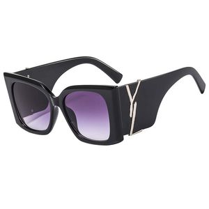 Lunettes de soleil classiques de mode pour hommes femmes lunettes de soleil de conduite de designer verre plein cadre lentille de luxe rétro pilote lunettes d'extérieur lunettes de soleil rectangulaires Lunettes