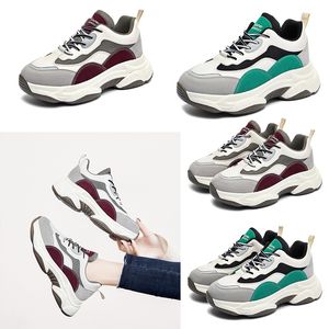 Mode classique pour femmes hommes vieux papa chaussures blanc gris rouge vert respirant net confortable formateur designer baskets 35-40