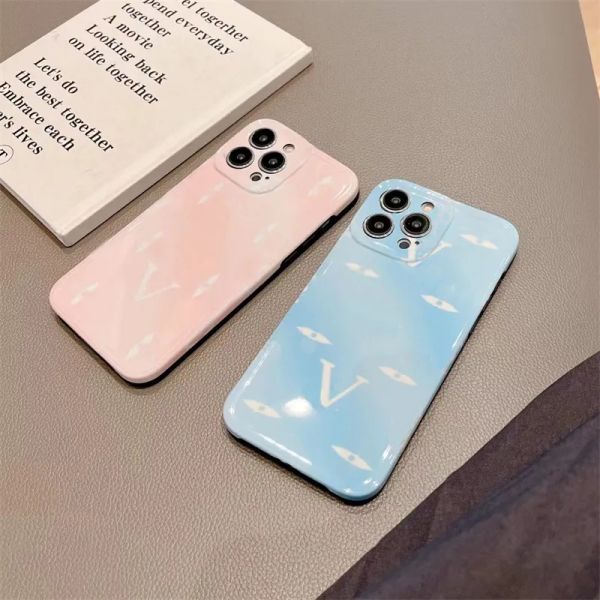 Étuis de téléphone clairs de mode pour IPhone 11 Pro 14 Plus avec impression de motif de fleurs étui de téléphone en silicone souple marque décorative G23101721Z-6