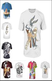 Moda de ropa Bugs Bunny Bunny Jersey Spateking Casual Women Men Men Men 3d Harajuku T Shirt Tops de verano 20179657948