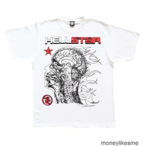 Ropa de moda Camisetas de diseñador para hombre Camisetas Hellstar Camiseta de manga corta unisex de moda Camisetas de algodón puro Tops Rock Hip Hop