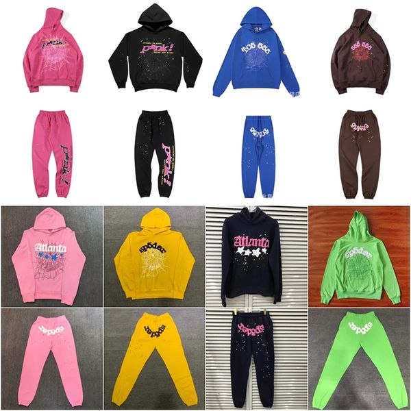 Vêtements de mode Young Thug Spider Sweat à capuche Hommes Femmes 3D Web Mousse Imprimer Sp55der Sweat à capuche Album de musique Lâche À Capuche 555555 Sweatshirts 2024 FW NOUVEAU