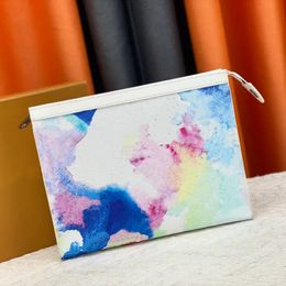 Pochette à la mode pour l'extérieur, sac pour femmes, Graffiti goutte d'eau, Design imprimé de lettres, sac à main polyvalent porte-carte