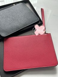 bolso de fiesta de embrague de moda grabado C y letras con cremallera que incluye caja de regalo estuche de almacenamiento bolsa de oficina