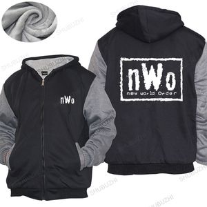 Abrigo de moda Nwo World Order Wrestling adulto Shubuzhi algodón grueso con capucha gota