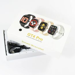 Moda Color GT4 PRO Reloj inteligente Pantalla grande Relojes Relojes inteligentes Seguimiento de frecuencia cardíaca BT Llamadas Smartwatch GT4