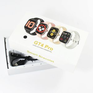 Fashion Color GT4 Pro Smart Watch Big Screen Relojes Smart Watches Cartal Rate Track BT Appeler Smartwatch GT4