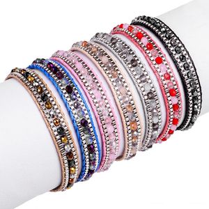 Mode perles colorées à la main tresse brin Bracelet chanceux Bracelet Couple Bracelet bijoux cadeau pour les femmes