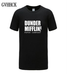 Fashion Company T-shirt Men Men à manches courtes The Office TV Show Dunder Mifflin Paper Tshirt Crew Neck Tee-Shirts for Women S2XL Plus4110720