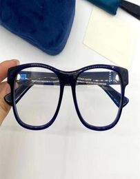 Fashion Concise Square Strip E Cadre des lunettes Men Unisexe 5517145 RIM PLAND LÉGERT