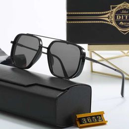 Moda Cool Steampunk estilo Punk gafas de sol Vintage metales malla escudo lateral Hip Hop marca diseño gafas de sol DitaOS60