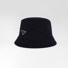 Chapeau de seau en velours côtelé à la mode, casquette de styliste pour hommes et femmes, casquettes de baseball, bonnet d'hiver, seaux de pêcheur, chapeaux patchwork d'été, pare-soleil bleu, accessoires