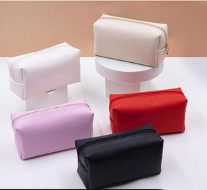 Mode Cosmetische Tas PU Leer Make-up Handtas Meisjes Schattig Roze Vrouwen Reizen Toilettas Opbergtas Waterdichte Organizer Make Up Ca5819099