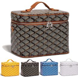 Dames heren clutch mode Echt leer Luxe designertassen Muse Vanity Case make-up wassen toilettas handtas Cross Body Schouder Tote cosmetische make-up vakantietas