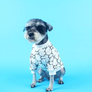 Mode coton respirant chien vêtements personnalité lettre imprimé pulls pour animaux de compagnie en plein air Style Simple chiot t-shirts