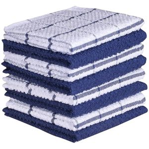 Coton de coton serviette douce super absorbant à essuyer les chiffons en réseau de salle de bain conçue la barre de thé serviettes de bar à la maison.