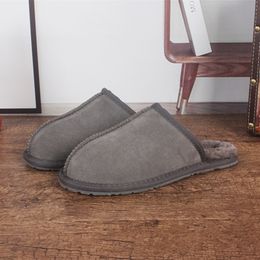 Mode katoenen slippers mannen dames sneeuwlaarzen warme casual binnenkleding buiten niet-slip groot formaat damesschoenen EU35-45 aanpasbare kleur groothandel