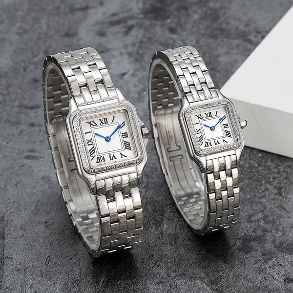 Les montres de couple tendance sont fabriquées en acier inoxydable importé de haute qualité, à quartz, élégantes, nobles, table en diamant, étanche à 50 mètres, montre Deasiner A034.