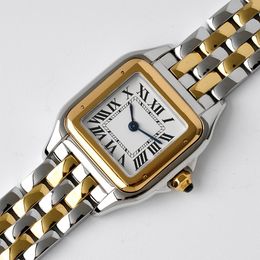 Mode koppelshorloges voor hem en haar Set quartz horloge diamant 316 roestvrij staal kristal vierkant horloge saffier waterdicht waterbestendig