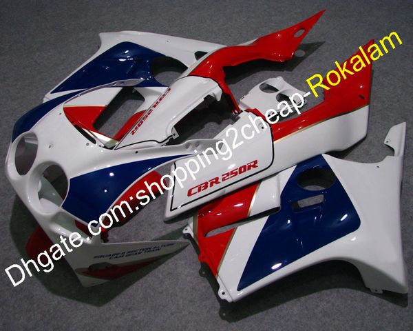 Carenados para Honda CBR250R MC19 1988 1989 CBR 250R CBR250 R CBR250R Moto Accesorios para carrocería Juego de carenado Moldeo por inyección