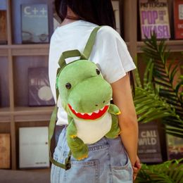 Fashion Creative 3D Dinosaur sac à dos mignon Cartoon Animal Backpack Dinosaurs Sac pour enfants Cadeaux de garçon d'enfants 240507