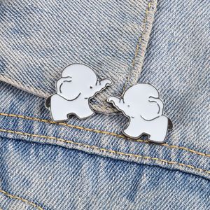 Mode créatif dessin animé éléphant broche broche métal mignon Animal Cowboy chapeau Badge garçon fille broches broches pour femmes enfant cadeaux