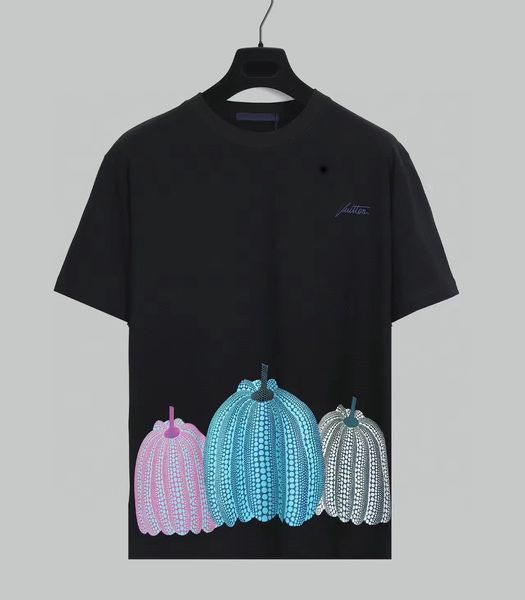 Camiseta de hombre de verano de tres calabazas creativas de moda
