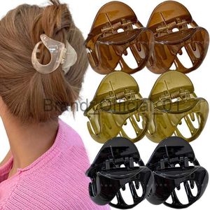 Fashion Cross Hair Claw Clip Girls Sweet Heart Form Hair Crab Small -formaat Haarklemmen Klauw Clip Chic Hair Accessoires Geschenk X0817