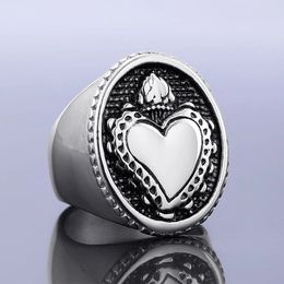 Fashion Crown Heart Rings for Men Women Femmes 14k Gold Silver / Gol Color Love Heart Ring Girls Jewelry Gift