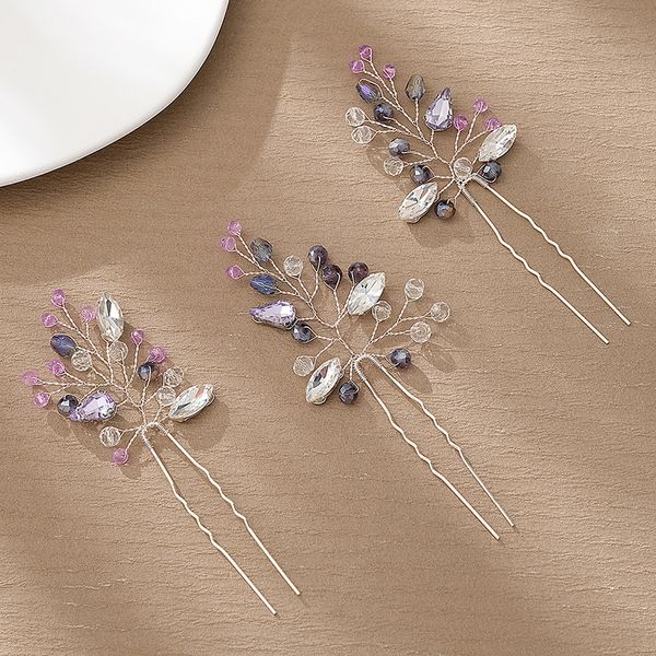 Fashion Crystal Rinestone Fancy Bridal Hairpins Accessoires