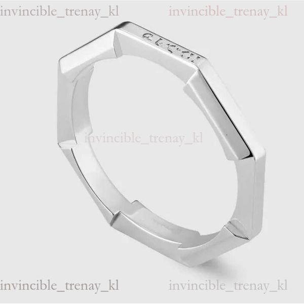 Fashion Cucci Ring 925 Anneaux Sterling Silver Rings Lien vers Love Stud Ring Rings For Mens and Women Party Mariage Engagement Bijoux Lovers Gift 123