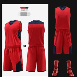 mode-custom basketbal pak college sporten pak volwassen pak aangepaste naam en cijfer basketbal shirt en shorts retail groothandel