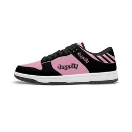 Moda Patrón personalizado Diy Zapatos de gran tamaño zapatos marrones para hombre para mujer equipo nuevo negro blanco rosa púrpura zapatillas de deporte al aire libre 36-48 JY-A115