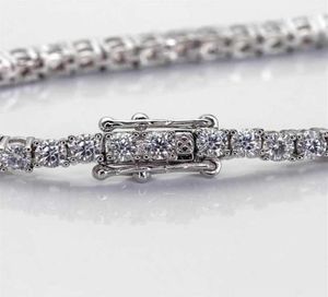 Fashion Custom Silver 925 Diamond Moissanite Tennis Bracelet Women298U8254404