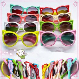 Fashion Cat mignon Lunettes de soleil Protecteurs Lunettes de soleil Enfants de soleil