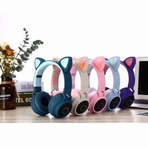 Mode Mignon Chat Casque Hot Stylist Casques Écouteurs Top Qualité Casque Sans Fil Bluetooth Casque 5 Style Disponible