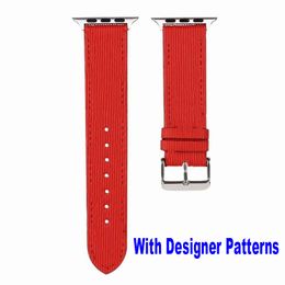 Fashion D Designer Bracelets intelligents compatibles avec Apple Watch Band Series SE 8 7 6 5 4 3 Bracelet de remplacement en cuir PU pour iWatch 45 mm 41 mm 44 mm 40 mm 42 mm 38 mm Bracelet femme