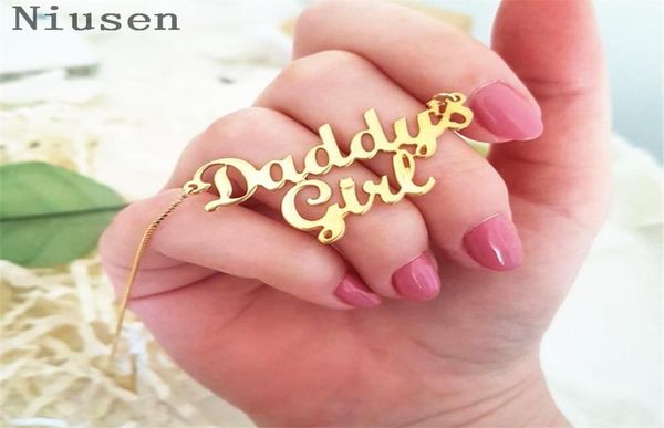 Fashion Daddy039s Mädchen-Halskette, personalisierte Namenskette, Mädchen, Kinder, Liebe, Vatertag, Papa, Papa, Geschenk für Kinder, Geburtstagsgeschenk, 4195472