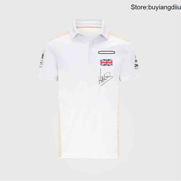 Mode Daniel Ricciardo Mclaren F1 t-shirt Site officiel Us Awards Jersey Formula Racing Suit Tops Sports T-shirt pour hommes Loose Women Tees FCY7