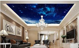 mode decor woondecoratie voor slaapkamer Sky zenith fresco achtergrond muur 3d plafond muurschilderingen wallpaper4666473
