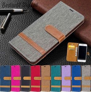 Coque de téléphone en cuir avec coutures en Denim, étui à rabat pour Samsung Galaxy A01 A10 A10S A10E A11 A20 A30 A20S A20E A21 A21S A30 A50 7186004