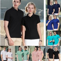 Fashion Desiger Polo Shirts Men Luxe Casual Classic Women T-shirt Letter Afdrukken Borduurwerk revers korte mouwen T-stukken