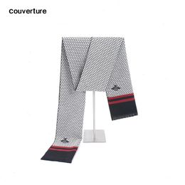 Design de mode Abeille Hommes Écharpe Marque De Luxe D'affaires Décontracté Cachecol Cachemire Coton Hommes Châle Wrap Écharpes D'hiver