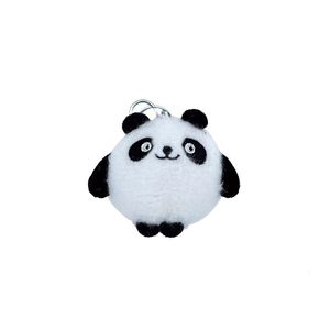 Modeontwerp cartoon panda pluche speelgoed sleutelhangers kleine mini -poppen hanger pop sleutelhanger tas ornament
